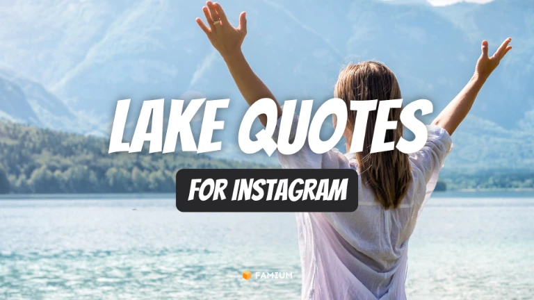 Lake Quotes for Instagram